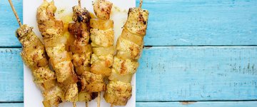 Grilled Turmeric Chicken Kabobs