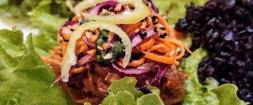 ByziMom's Barbecued Jackfruit Lettuce Wraps
