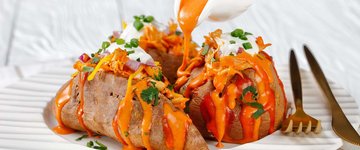 Thai Stuffed Sweet Potatoes