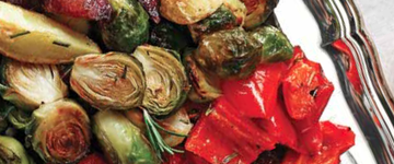 Roasted Winter Veggies and Tri-Coloured Potatoes
