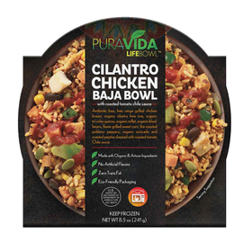 PuraVida Life Bowl Cilantro Chicken Baja Bowl Frozen Meal