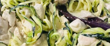 Zucchini Chicken Alfredo