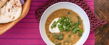 Instant Pot Lentil & Spinach Dal (Deena's recipe)