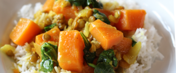 Sweet Potato Lentil Curry