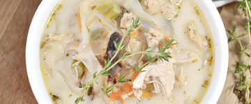 Creamy Keto Chicken Noodle Soup