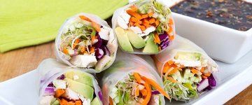 Tofu or Chicken Moo Shu Wraps