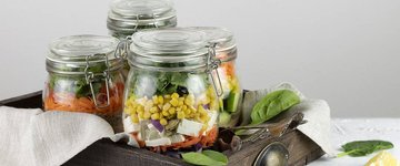 Simple Mason Jar Salad