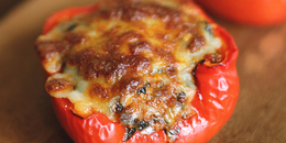 Italian-Style Stuffed Red Peppers