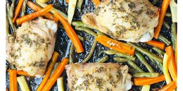 One Pan Chicken and Vegetables with Fresh Herbs