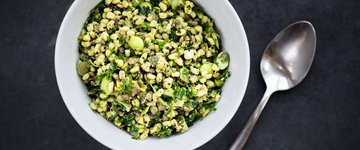 Black Bean and Edamame Avocado Salad