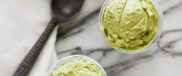 Matcha Avocado Ice Cream