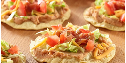 Crunchy Bean Chalupas / Tostada (H-E-B)