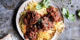 Turkey Meat Balls and Spaghetti Squash