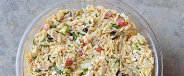 Farmers Market Orzo Salad