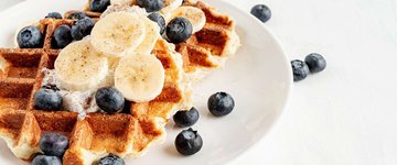 Gluten-Free Banana Quinoa Waffles