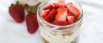No Bake Cheesecake in Mason Jars