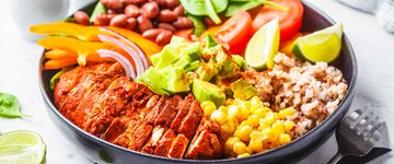 Crockpot Chicken Burrito Bowl