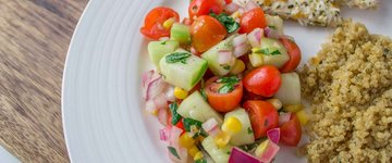 Cucumber Tomato Salad