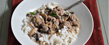 Meatballs with Aromatic Mushroom Sauce