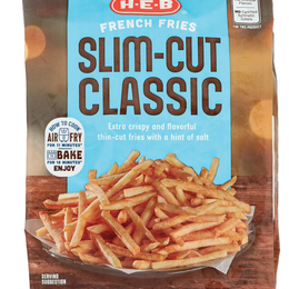 H‑E‑B Frozen French Fries – Slim-Cut Classic