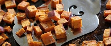 Roasted Herb Sweet Potato Bites