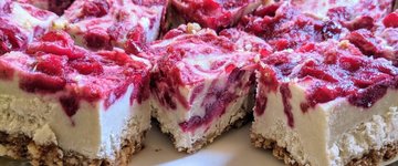 Cranberry Ch-easecake Bar