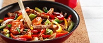 Pork Stir-Fry with Black Beans in Sauce 