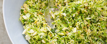Brussels Sprout Salad with Hazelnuts