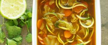 Crock Pot Miso Vegetable Zoodle Soup