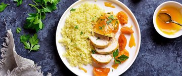 Broiled Chicken Breast with Honey-Mustard Sauce