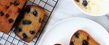 Grain Free Lemon Blueberry Loaf
