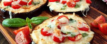 Keto Baked Mozzarella Eggplant