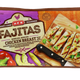 H‑E‑B Seasoned Chicken Breast Fajitas