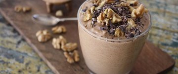 Walnut Brownie Breakfast Smoothie/Mousse