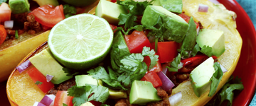 Spaghetti Squash Burrito Bowls (Vegan)
