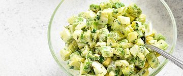 Avocado Cucumber Egg Salad