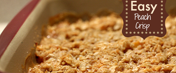 Easy Peach Crisp