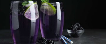 Blackberry and Sage Seltzer