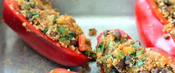 Vegetarian Couscous Stuffed Peppers