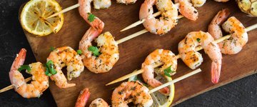 Cilantro Lime Shrimp Skewers