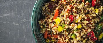 Quick Quinoa Bean Salad