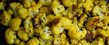 Roasted Curried Cauliflower