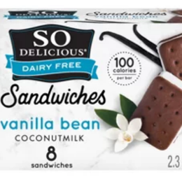 So Delicious Minis Coconut Milk Vanilla Mini Vegan Sandwiches