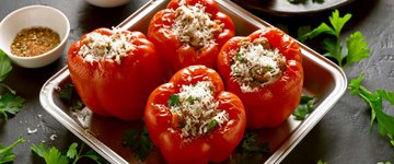 Italian-Style Stuffed Red Peppers