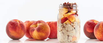 Vanilla Peach Overnight Oats