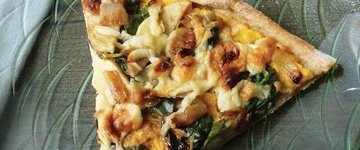 Butternut, Apple and Spinach Pizza