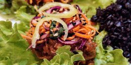 ByziMom's Barbecued Jackfruit Lettuce Wraps
