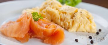 Smoked Salmon & Avocado Scramble