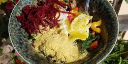 Roasted Veggies with Egg