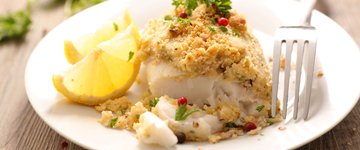 Baked Tilapia with Pecan Rosemary Topping